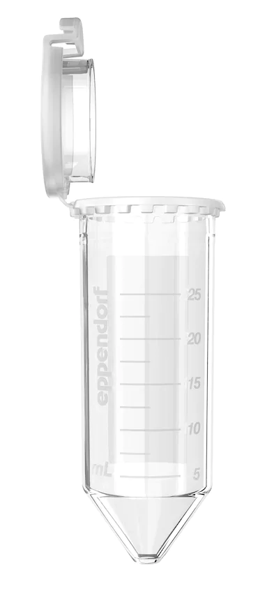 艾本德Eppendorf Conical Tubes 25 mL 帶鎖扣蓋 SnapTec?, 25 mL, 啟動套裝，4  個單離心管架，6  個轉(zhuǎn)子適配器，轉(zhuǎn)子孔可容納 50  mL 錐形管, P